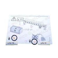 Ariston комплект перевода на сжиженный газ (lpg) (65106695-01) Ariston комплект перевода на сжиженный газ (lpg) (65106695-01)