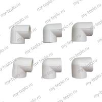 Комплект углов полипропиленовых 90 гр 25 мм 6 штук PPRC Valtec (komplugl9025Val)