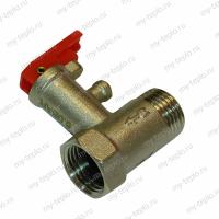 Клапан предохранительный для водонагревателя, 1/2" 6 бар (0,6 МПа) (100506)
