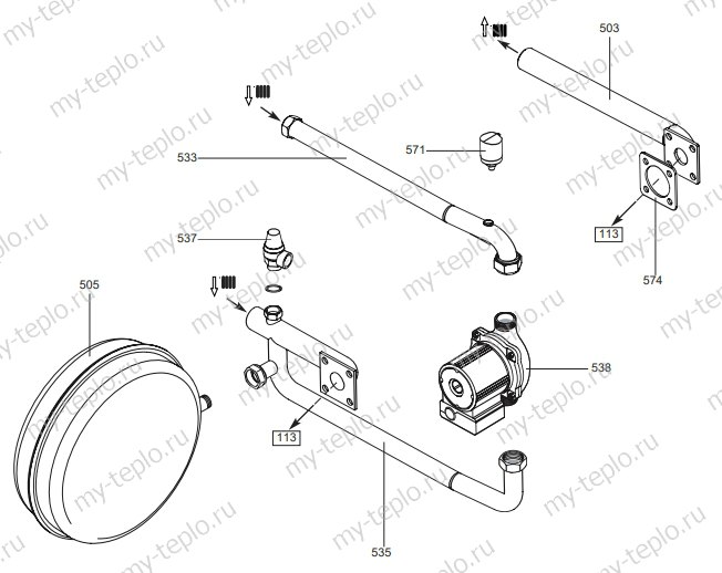 Запчасти Ariston NHRE 18 купить в Шадринске