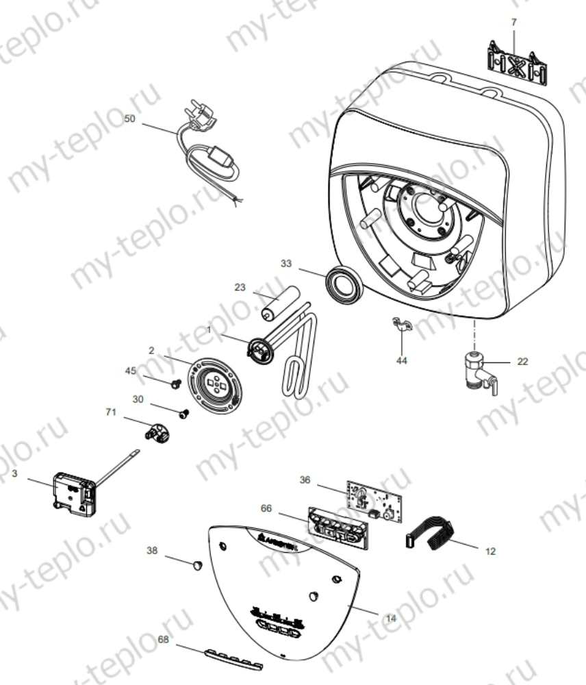 Запчасти для Ariston ABS ANDRIS LUX ECO 10: схема Запчасти Ariston ABS ANDRIS LUX ECO 10 купить в Шадринске