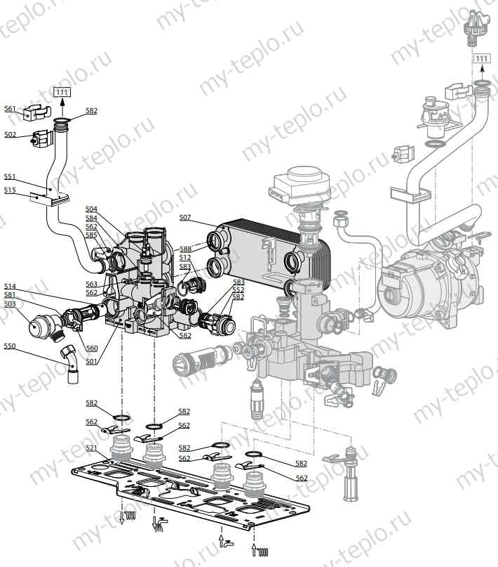 Запчасти Ariston EGIS PLUS 24 FF купить в Шадринске