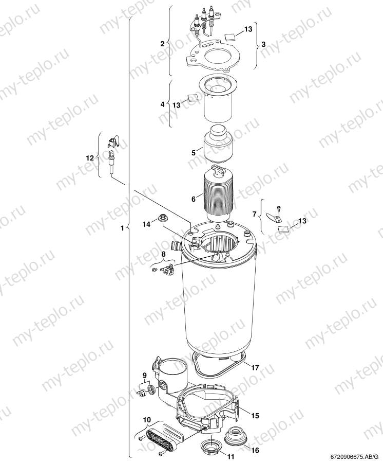Запчасти Buderus Logamax GB072-24 купить в Шадринске