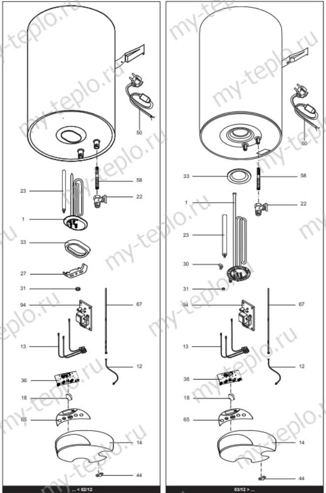 Запчасти Ariston ABS PRO PLUS PW 80 V SLIM купить в Шадринске