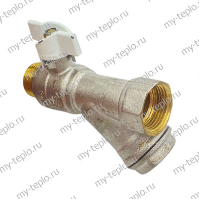 Кран шаровый с фильтром 3/4
